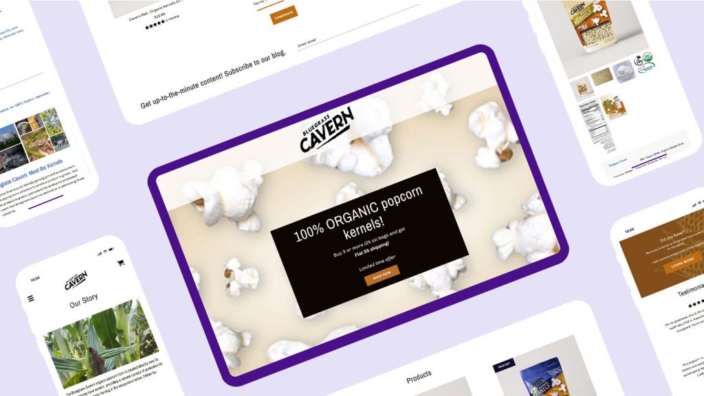 blue grass cavern website