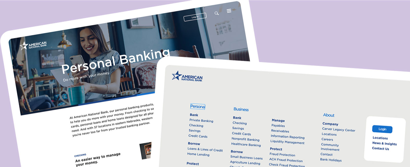 personal banking screenshot