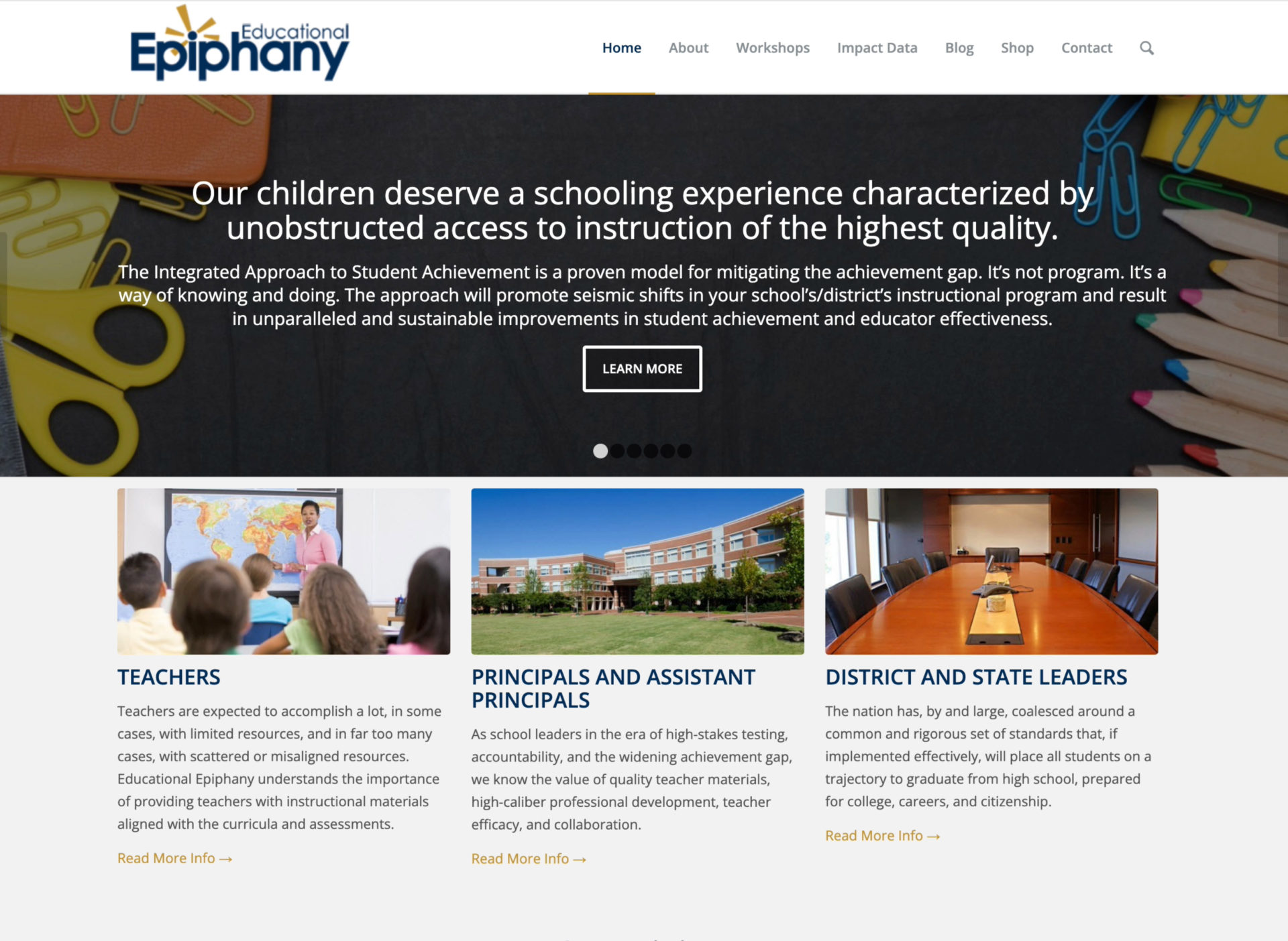 Educational Epiphany's Previous website