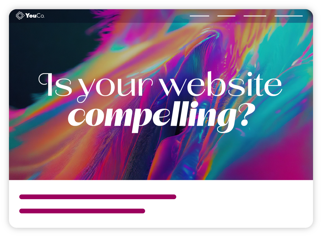 Compelling website